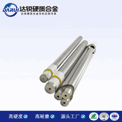 株洲鎢鋼精磨圓棒 D10*330 非標定制硬質合金帶孔棒